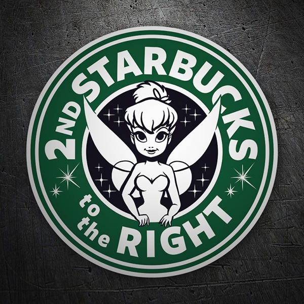 Autocollants: Starbucks to the right