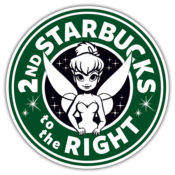 Autocollants: Starbucks to the right