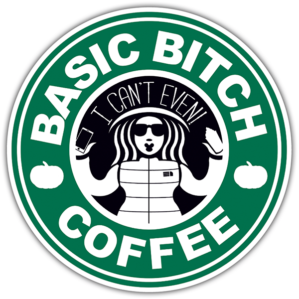 Autocollants: Basic Bitch Coffee