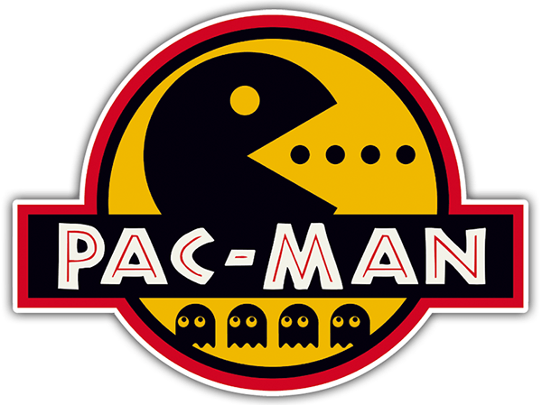 Autocollants: Jurassic Pac Man