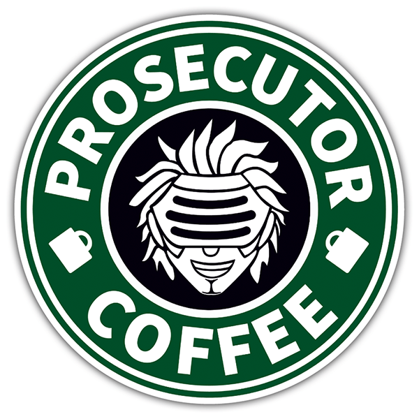 Autocollants: Prosecutor Coffee
