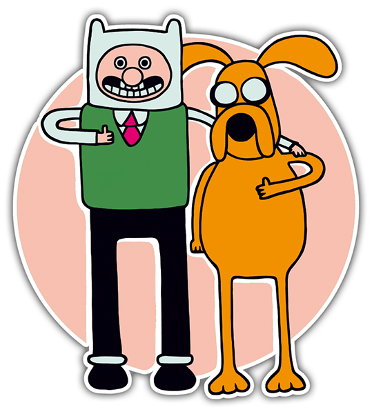 Autocollants: Finn y Jake