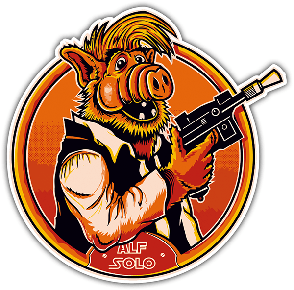 Autocollants: Alf Solo