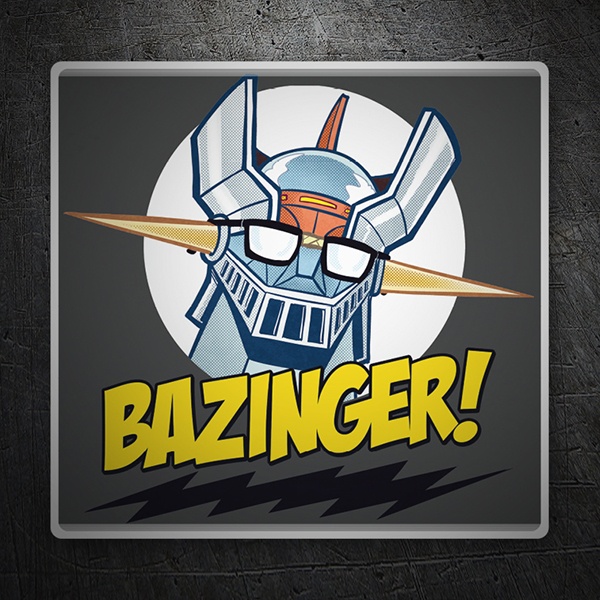 Autocollants: Mazinger Z dans The Big Bang Theory
