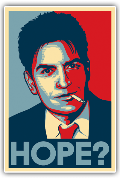 Autocollants: Charlie Sheen Hope
