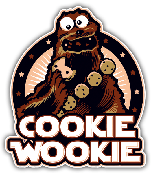 Autocollants: Cookie Wookie