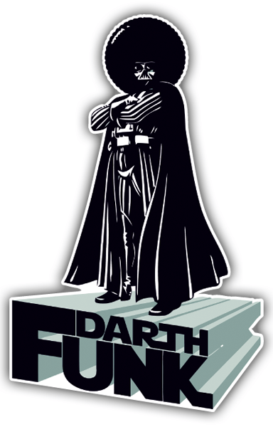 Autocollants: Darth Funk