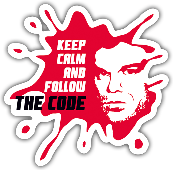 Autocollants: Dexter The Code