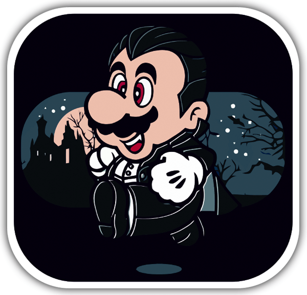 Autocollants: Super Mario Dracula