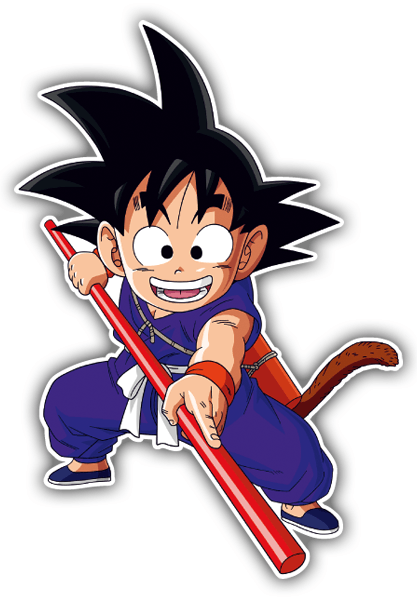 Autocollants: Bâton de Goku