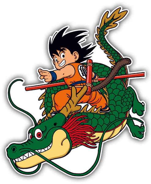 Autocollants: Goku & Dragon