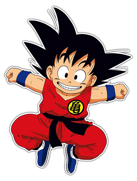 Autocollants: Happy Goku