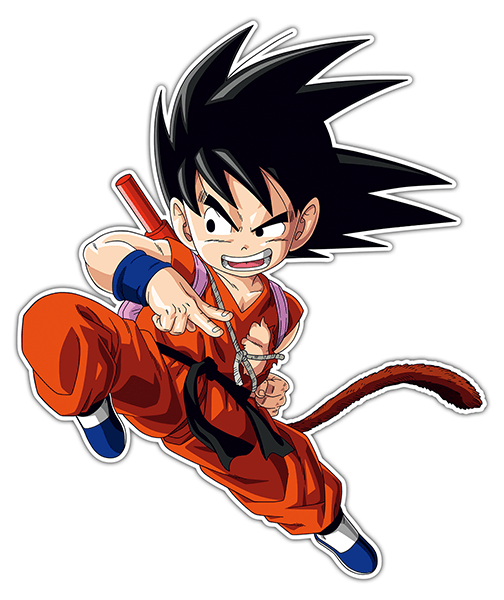 Autocollants: Genou de Goku
