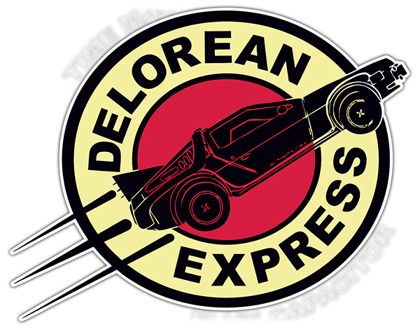 Autocollants: Delorean Express