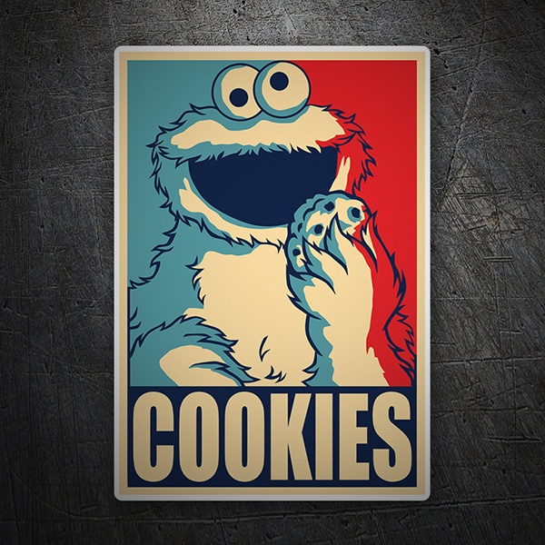 Autocollants: Cookies de monstre Président
