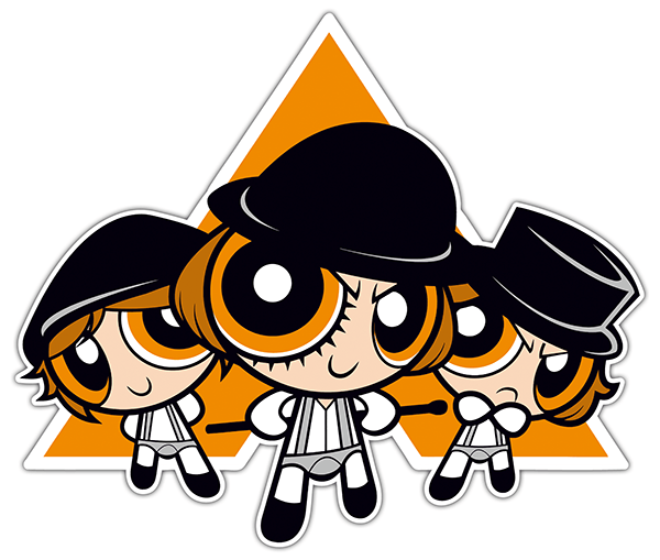 Autocollants: Powerpuff Girls - A Clockwork Orange