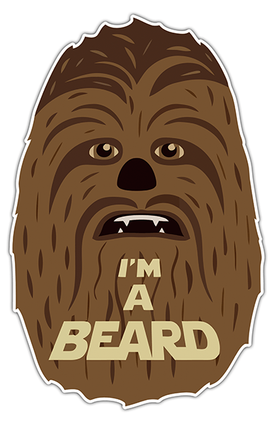Autocollants: Chewbacca Beard