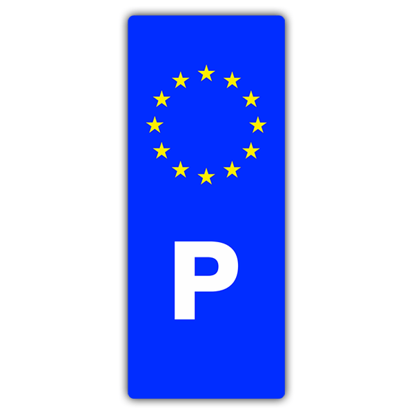 Autocollants: Immatriculation Portugal