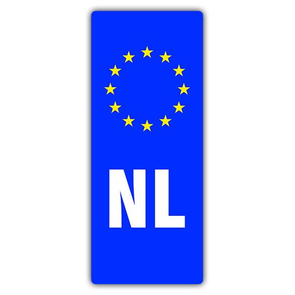 Autocollants: Immatriculation Pays-Bas