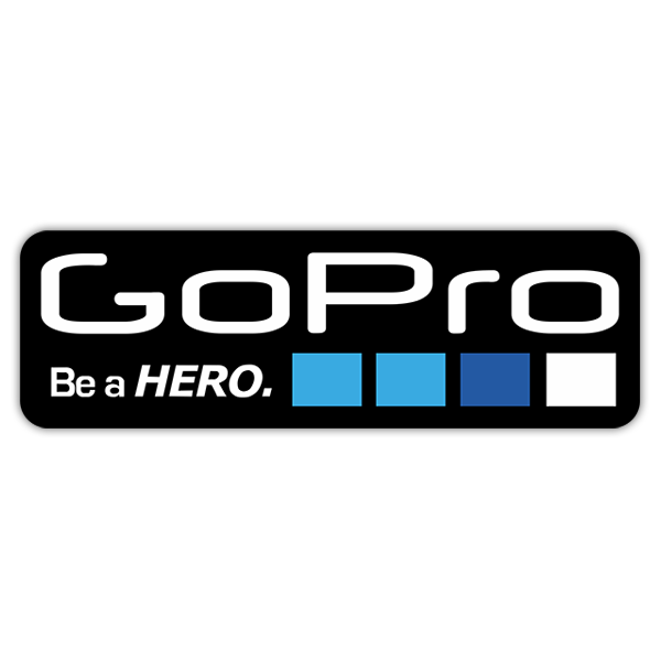 Autocollants: GoPro noir