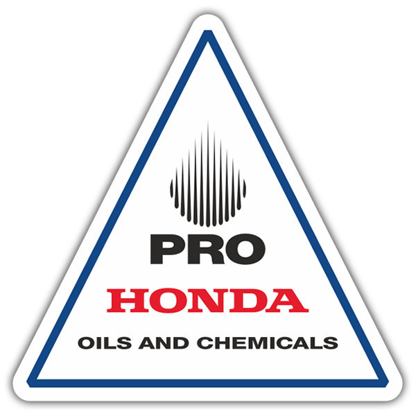 Autocollants: Pro Honda Oils and Chemicals