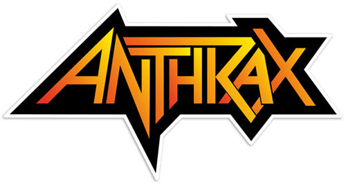 Autocollants: Anthrax in black