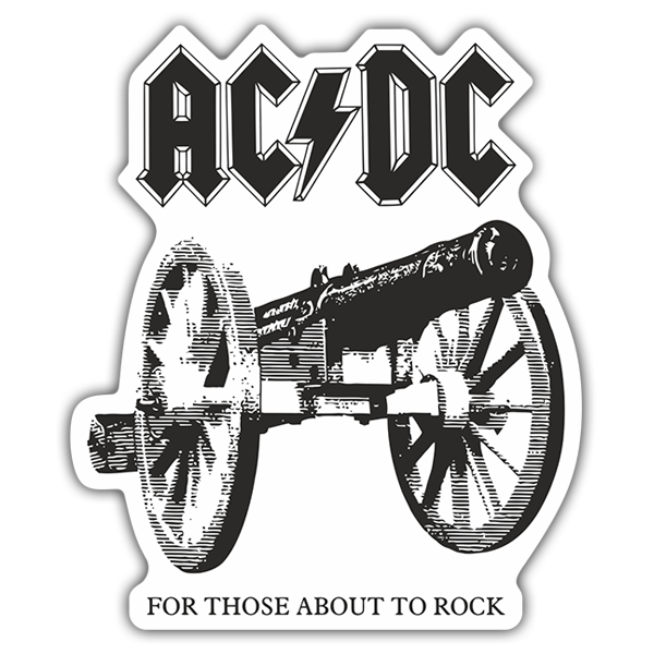 Autocollants: ACDC Canon