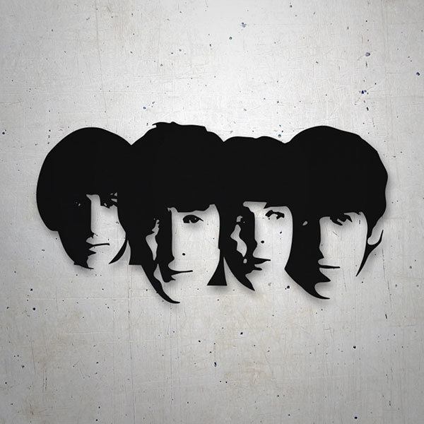 Autocollants: The Beatles Visages