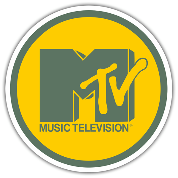 Autocollants: MTV Jaune