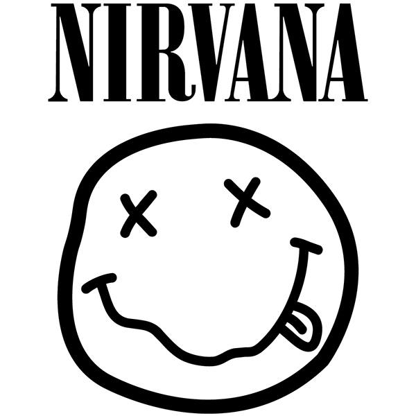 Autocollants: Nirvana avec Smiley Ivre
