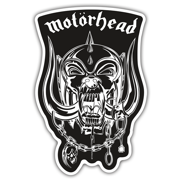 Autocollants: Motörhead - Snaggletooth Noir