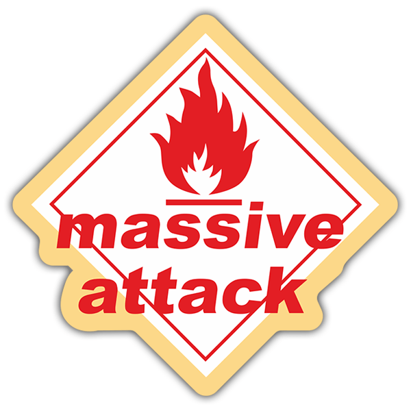 Autocollants: Massive Attack - Blue Lines