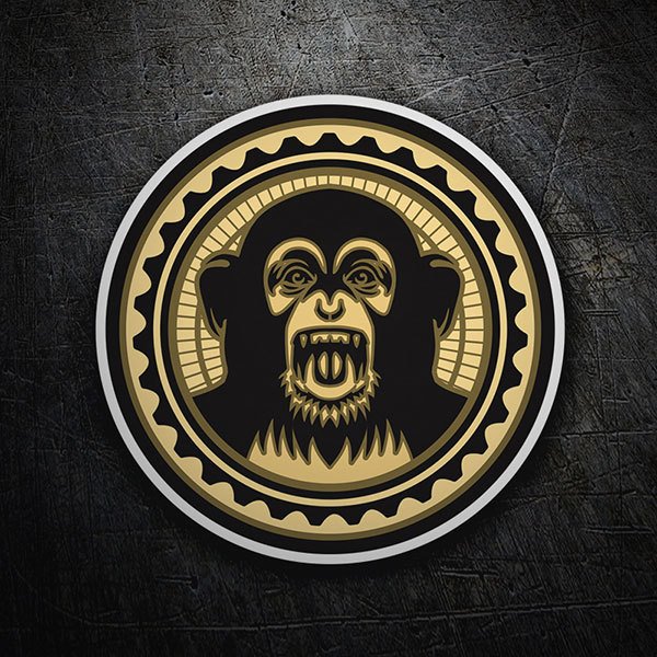Autocollants: Singe Fou - The Black Eyed Peas