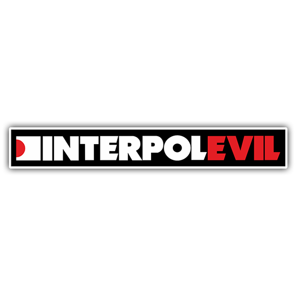 Autocollants: Interpol Evil