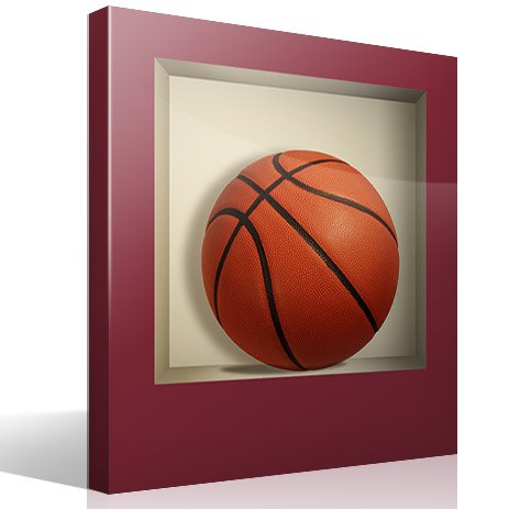 Stickers muraux: Balle de basket-ball niche
