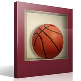Stickers muraux: Balle de basket-ball niche 4
