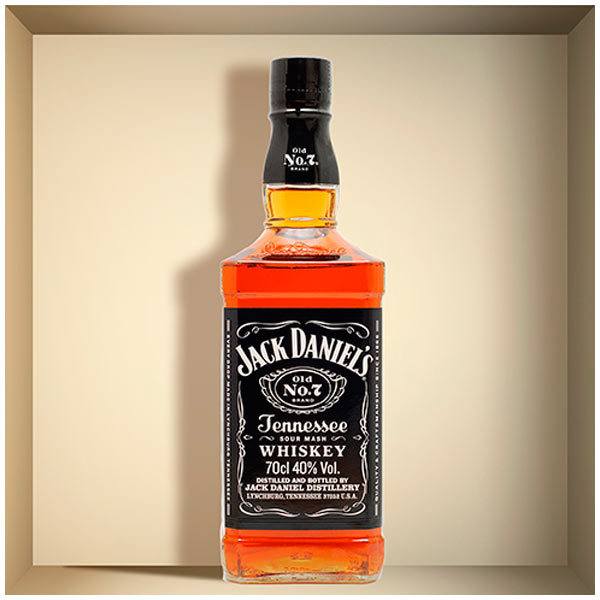 Stickers muraux: Bouteille de Jack Daniels niche