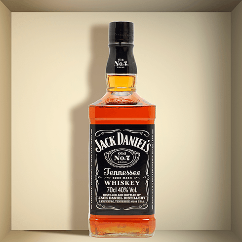 Stickers muraux: Bouteille de Jack Daniels niche