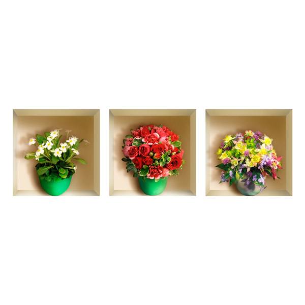 Stickers muraux: Niche Bouquets de Fleurs