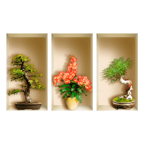 Stickers muraux: Niche Bonsai