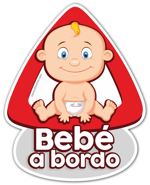 Autocollants: Bébé à bord - espagnol