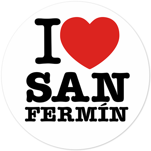 Autocollants: I love San Fermín