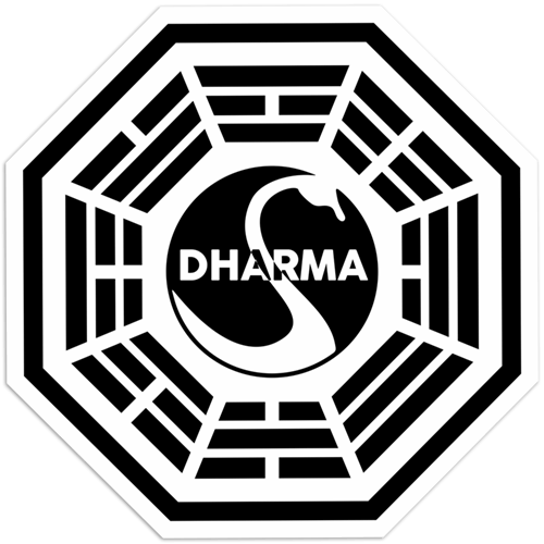 Autocollants: Dharma Lost