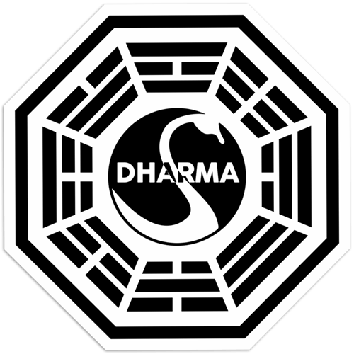 Autocollants: Initiative Dharma, Lost