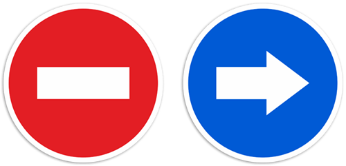 Autocollants: Signaux de trafic
