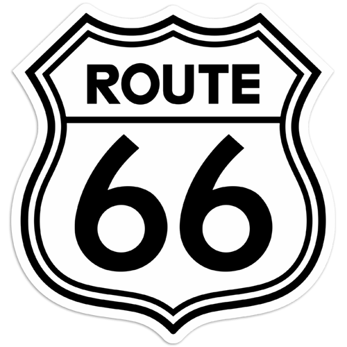 Autocollants: Route 66 2