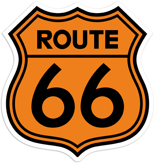 Autocollants: Route 66 3