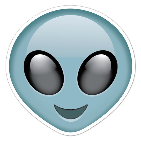Autocollants: Alien extra-terrestre