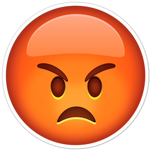 Autocollants: Tacaud Angry