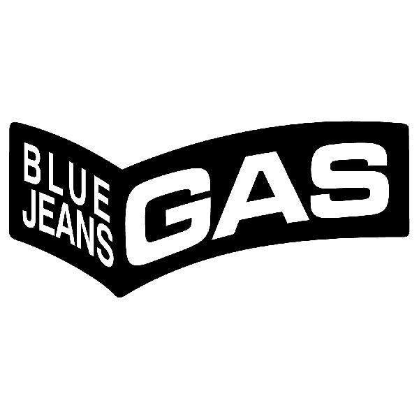 Autocollants: Gas Blue Jeans